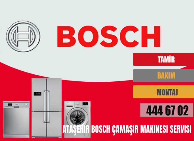 Ataşehir Bosch Çamaşır Makinesi Servisi