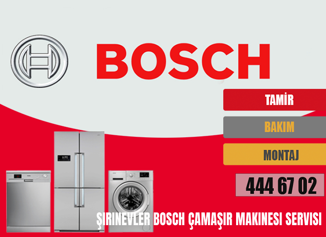 Şirinevler Bosch Çamaşır Makinesi Servisi