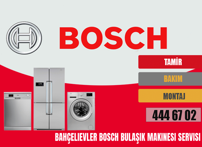 Bahçelievler Bosch Bulaşık Makinesi Servisi